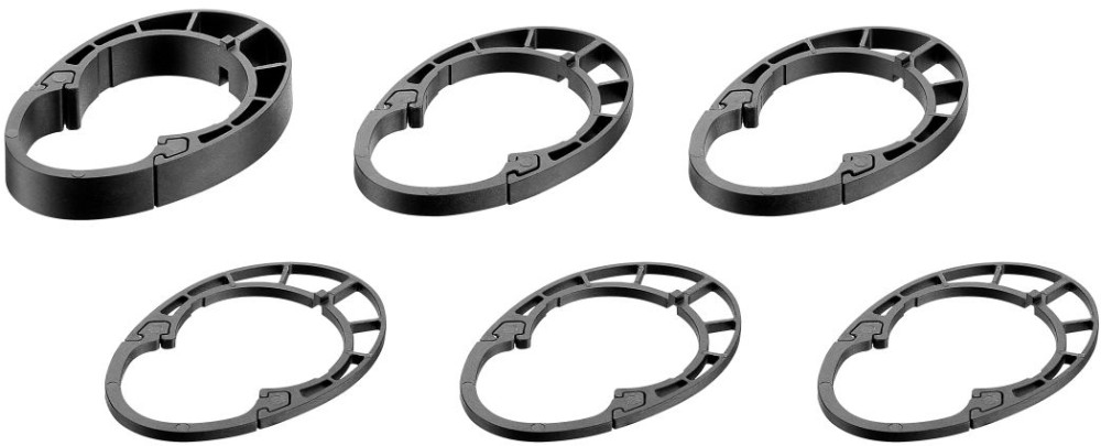 Propel D Shape Spacers - OD2-10/5/2.5mm image 0