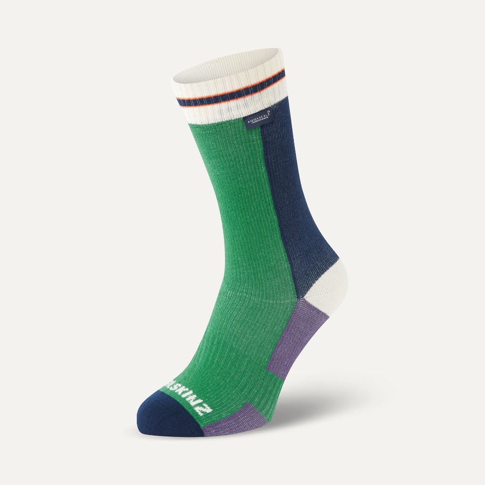 Billockby Waterproof All Weather Mid Length Lightweight Cycling Socks image 0