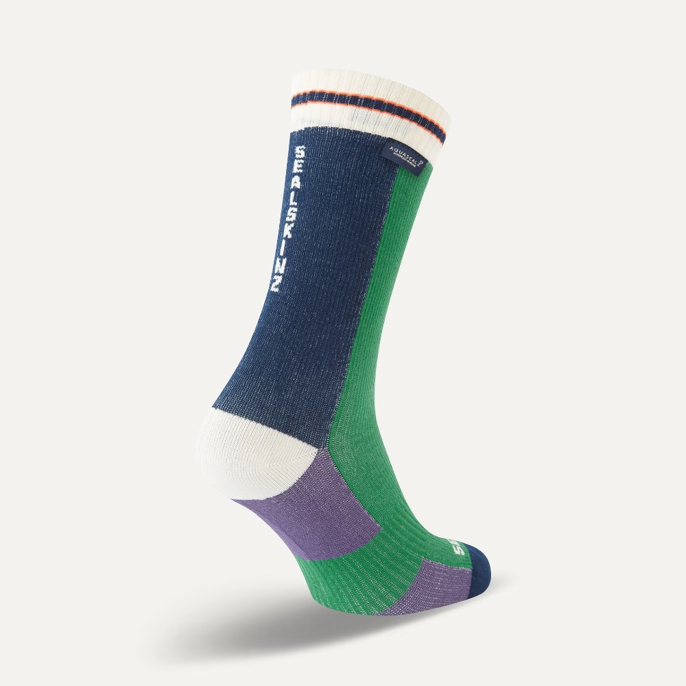 Billockby Waterproof All Weather Mid Length Lightweight Cycling Socks image 1