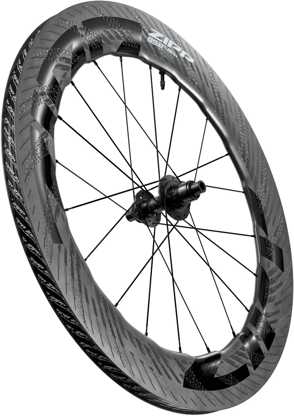 858 NSW Carbon Tubeless Disc Brake Center Locking 700C Rear Wheel - ZR1SL Hub Ceric Bearings image 1