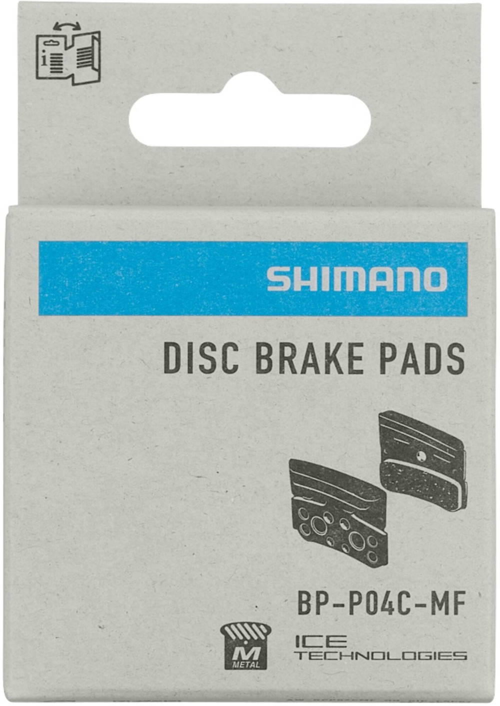 P04C-MF Disc Pads & Spring image 1