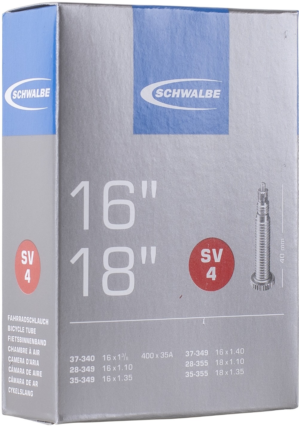 SV4 16/18" Inner Tube Presta Valve image 0