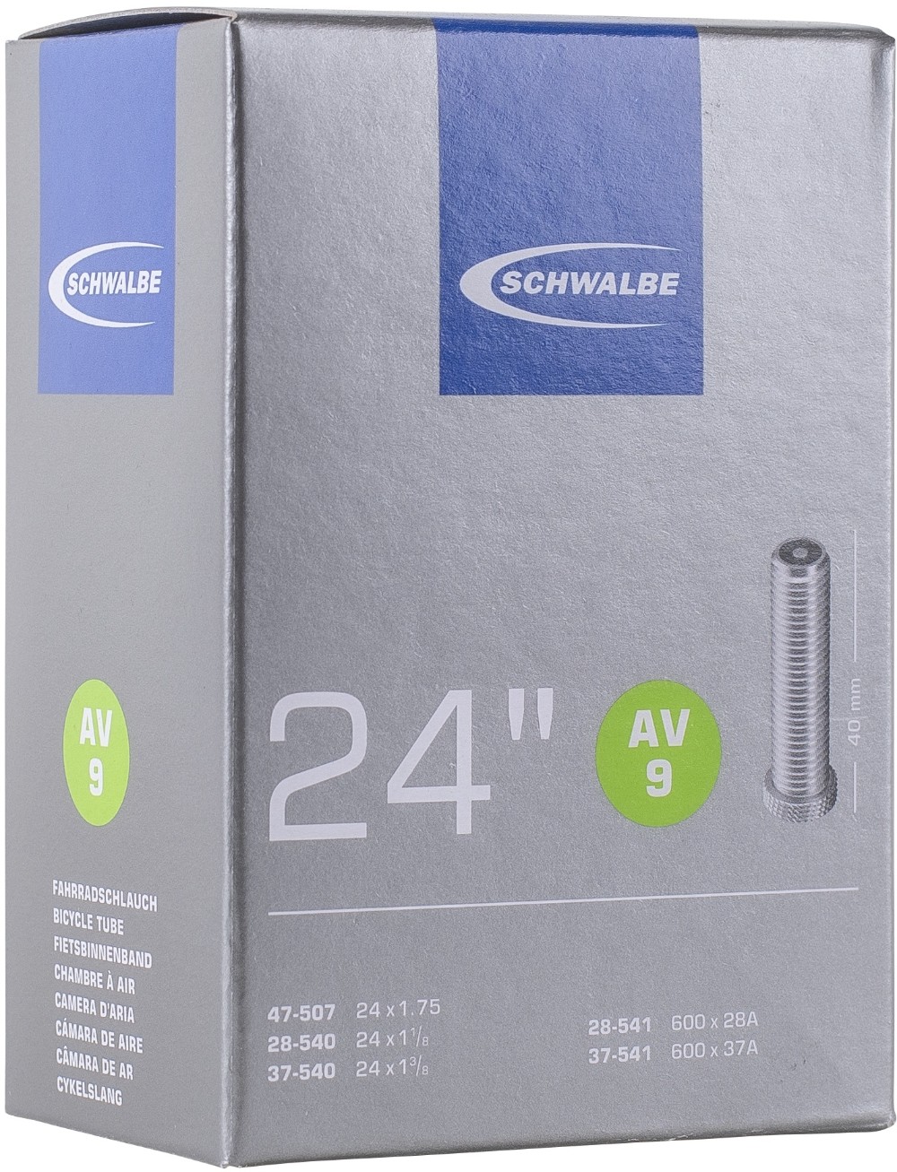 AV9 24" Inner Tube Schrader Valve image 0