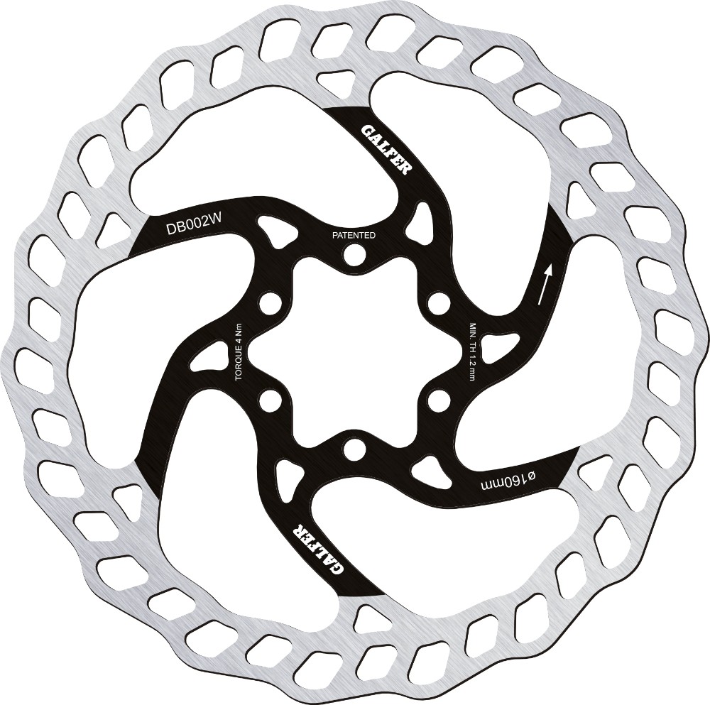 Wave 6 Bolt MTB Disc Brake Rotor image 0