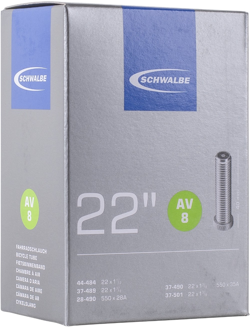 AV8 22" Inner Tube Schrader Valve image 0