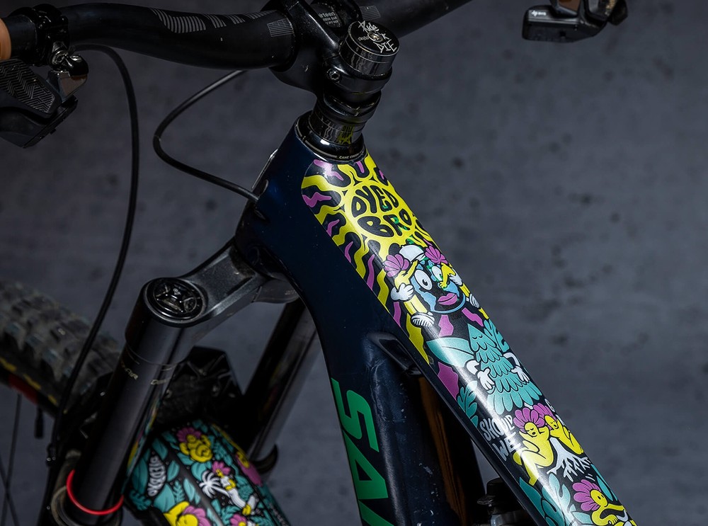 MTB Frame Protection Kit - Victor Brousseaud Artist Series image 1
