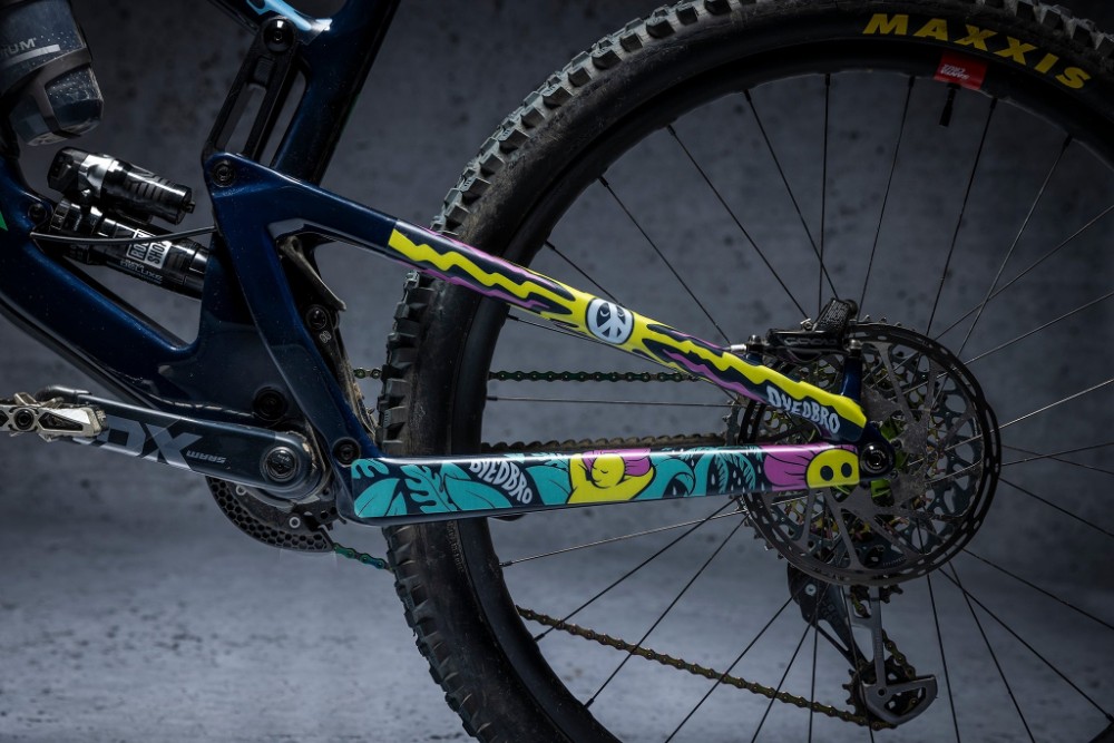 MTB Frame Protection Kit - Victor Brousseaud Artist Series image 2