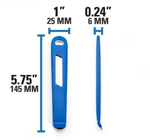 TL-6-3 - Steel-Core Tyre Lever Set Of 2 Carded image 1
