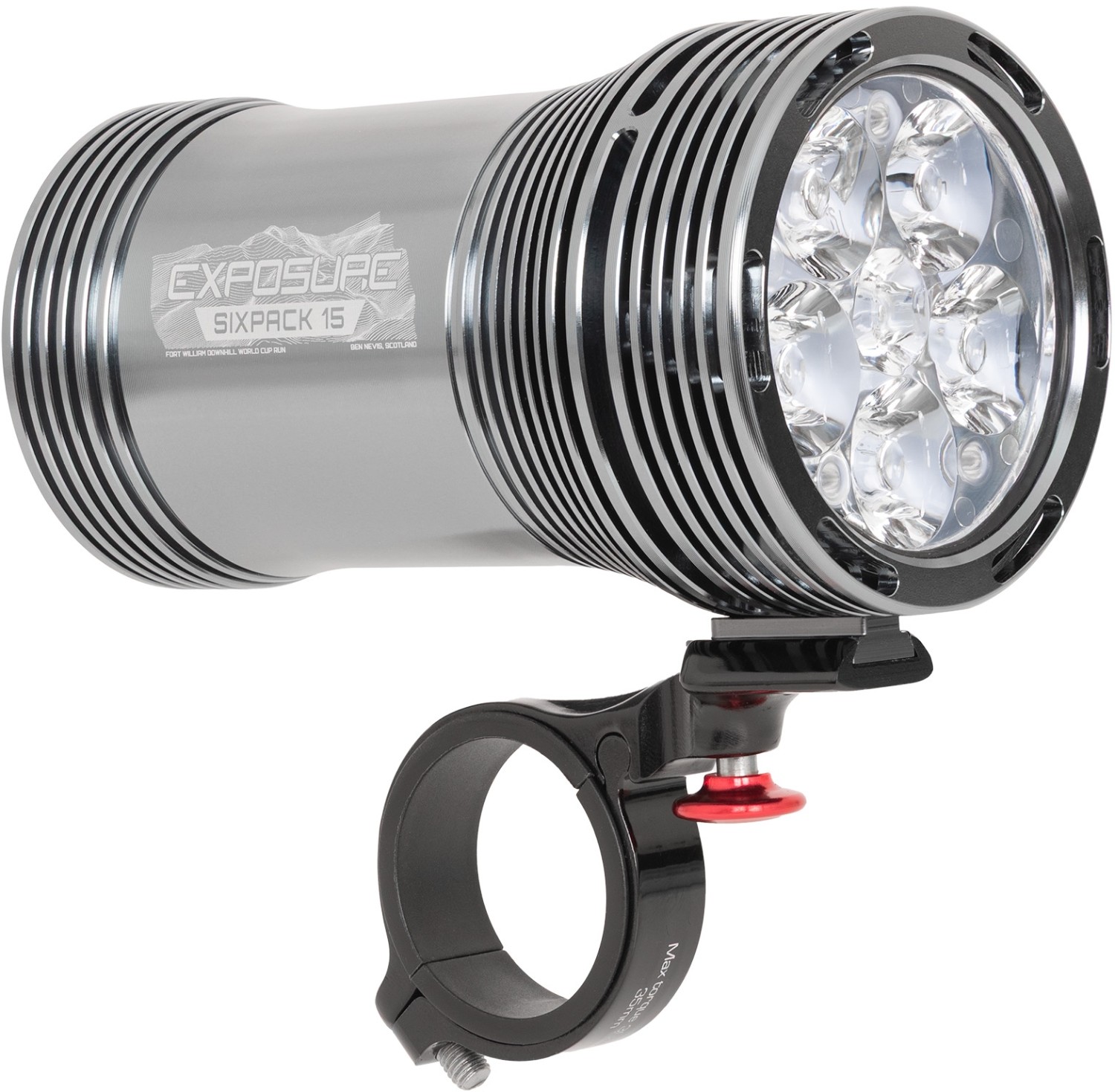 Exposure Six Pack Mk15 USB Rechargeable 6000 Lumens Front Light product image