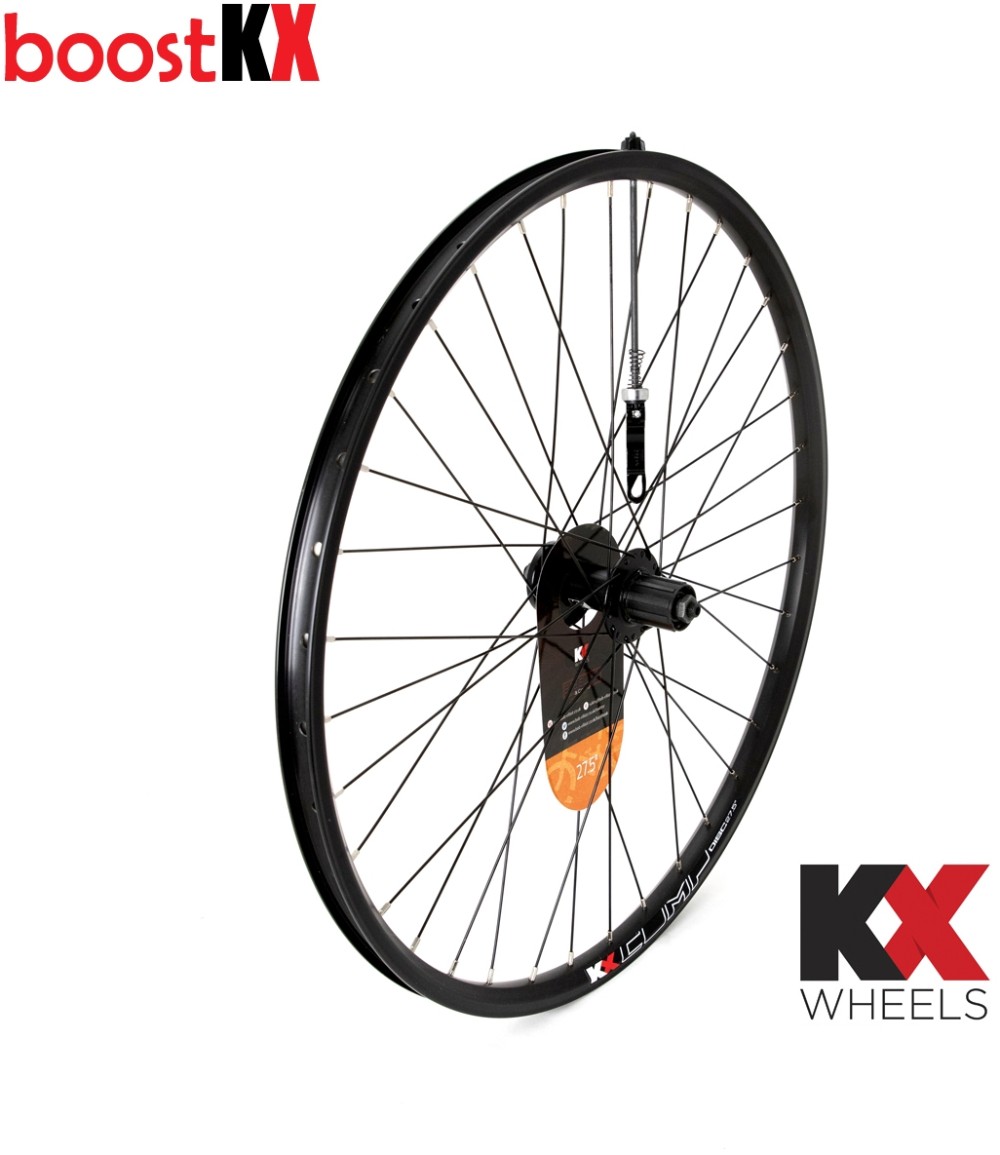 MTB 27.5" 650B Doublewall Q/R Boost 141mm Cassette Disc Brake Rear Wheel image 0