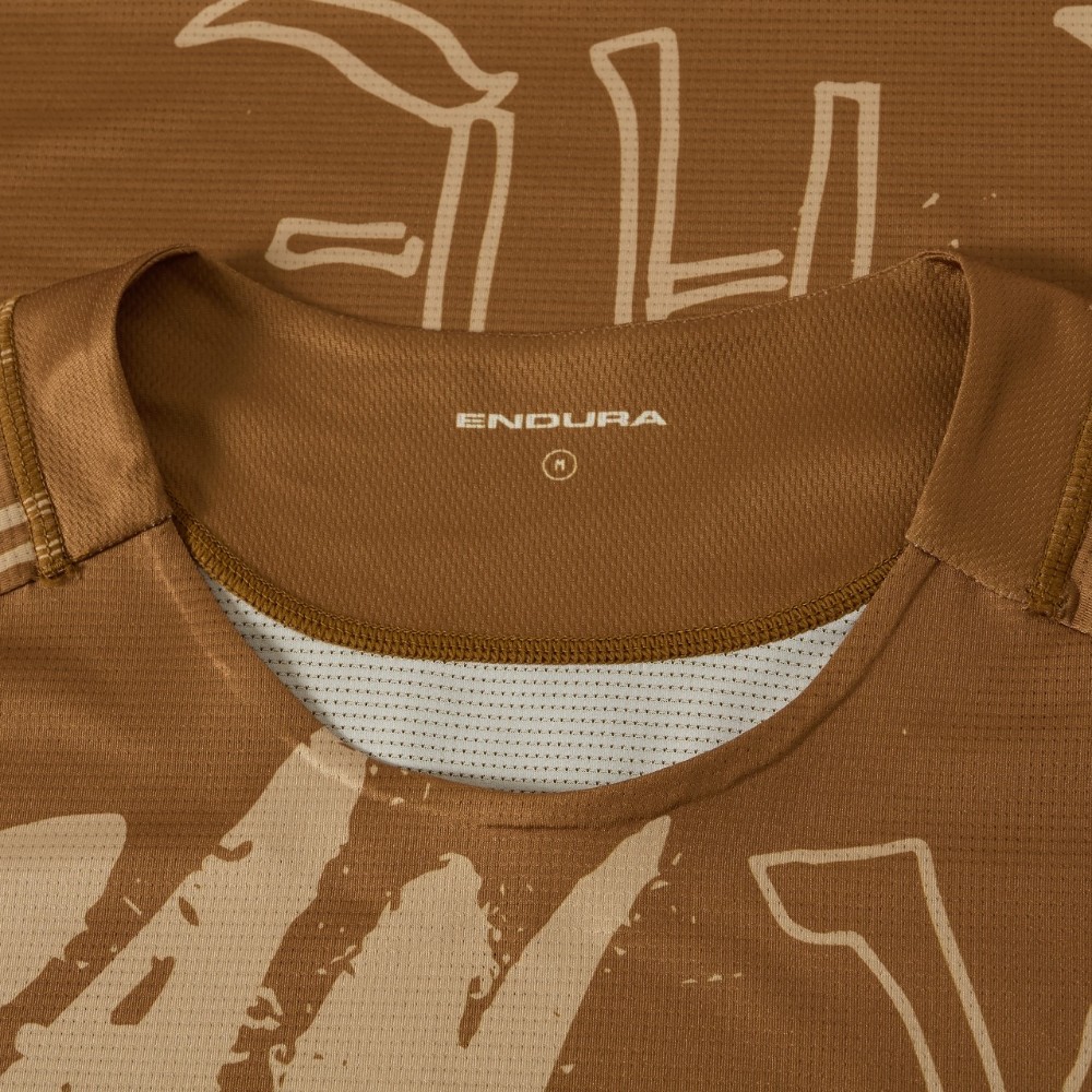 SingleTrack Short Sleeve Trail MTB Cycling Print Tech Tee image 2