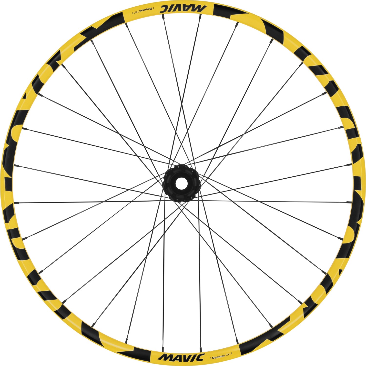Mavic Deemax DH Yellow 29 6 Bolt Super Boost Rear Wheel product image