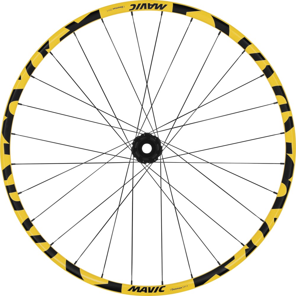 Deemax DH Yellow 27.5 6 Bolt Boost Rear Wheel image 0