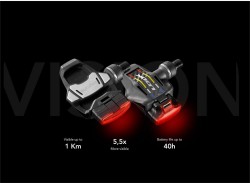 Keo Blade Carbon Ceramic Vision Road Bike Pedals USB Rechageabe Rear Light 60 Lumens image 11