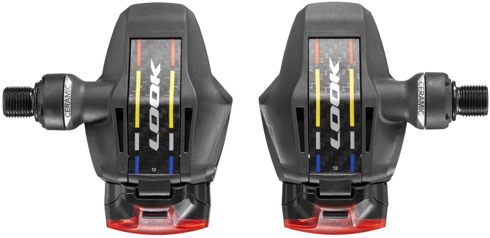 Keo Blade Carbon Ceramic Vision Road Bike Pedals USB Rechageabe Rear Light 60 Lumens image 2