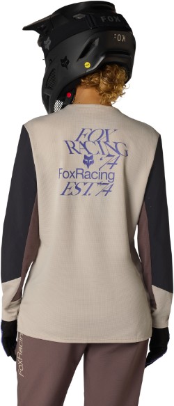Defend Park Womens Long Sleeve Trail MTB Cycling Jersey image 3