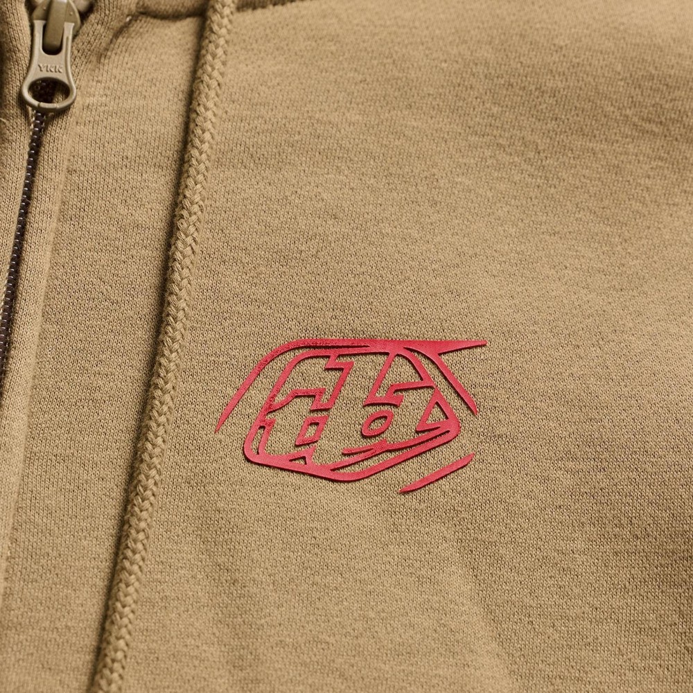 Badge Zip Up MTB Cycling Hoodie image 2