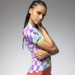 Multiverso 2.0 PR-E Womens Short Sleeve Cycling Jersey image 3