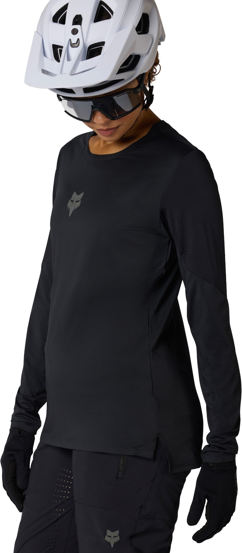 Flexair Womens Long Sleeve MTB Cycling Jersey image 2
