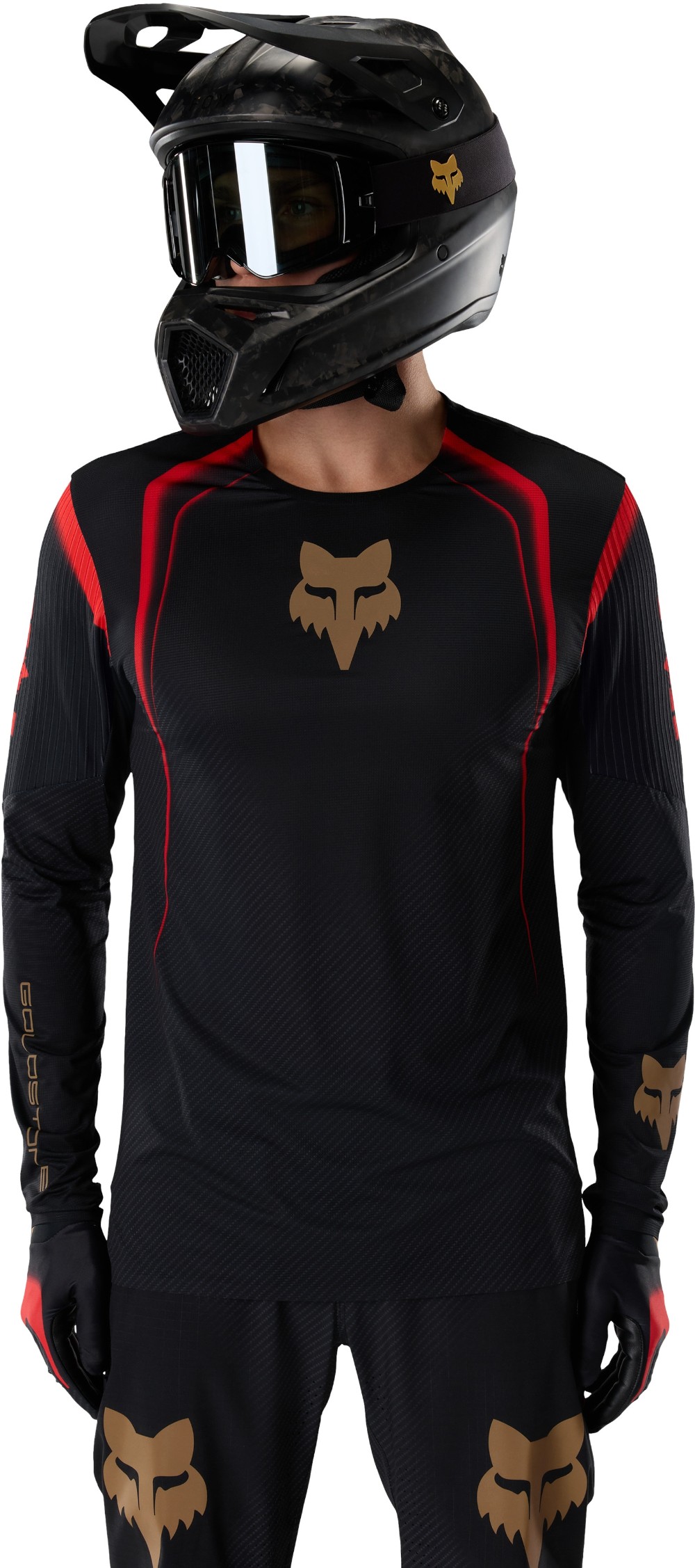 Flexair Goldstone Special Edition Long Sleeve MTB Cycling Jersey image 2