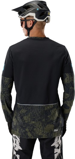 Defend Lunar Special Edition Thermal Long Sleeve MTB Cycling Jersey image 3