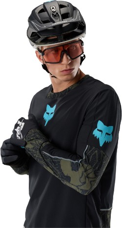 Defend Lunar Special Edition Thermal Long Sleeve MTB Cycling Jersey image 8