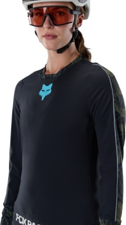 Defend Lunar Special Edition Womens Long Sleeve Thermal MTB Cycling Jersey image 4
