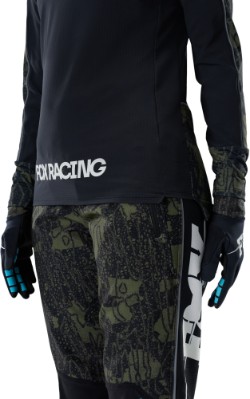 Defend Lunar Special Edition Womens Long Sleeve Thermal MTB Cycling Jersey image 5