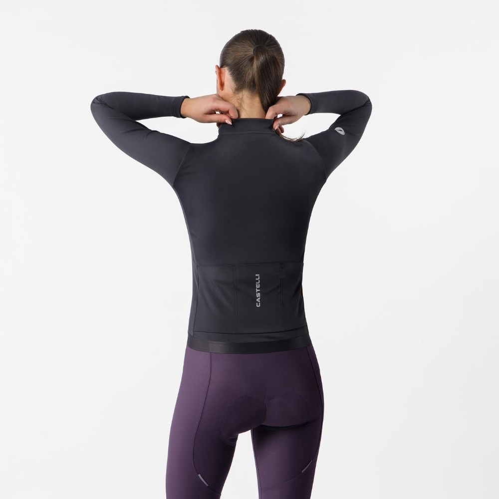 Espresso Thermal 2 Womens Long Sleeve Cycling Jersey image 1