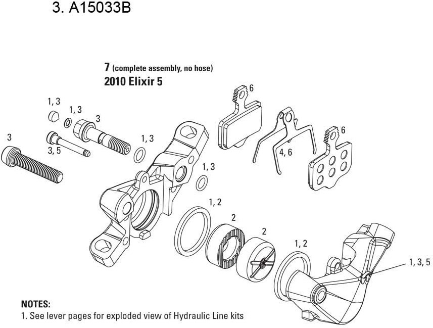 Avid Avid Caliper Hardware Kit Elixir R (Steel Bolts) (1 pc) product image
