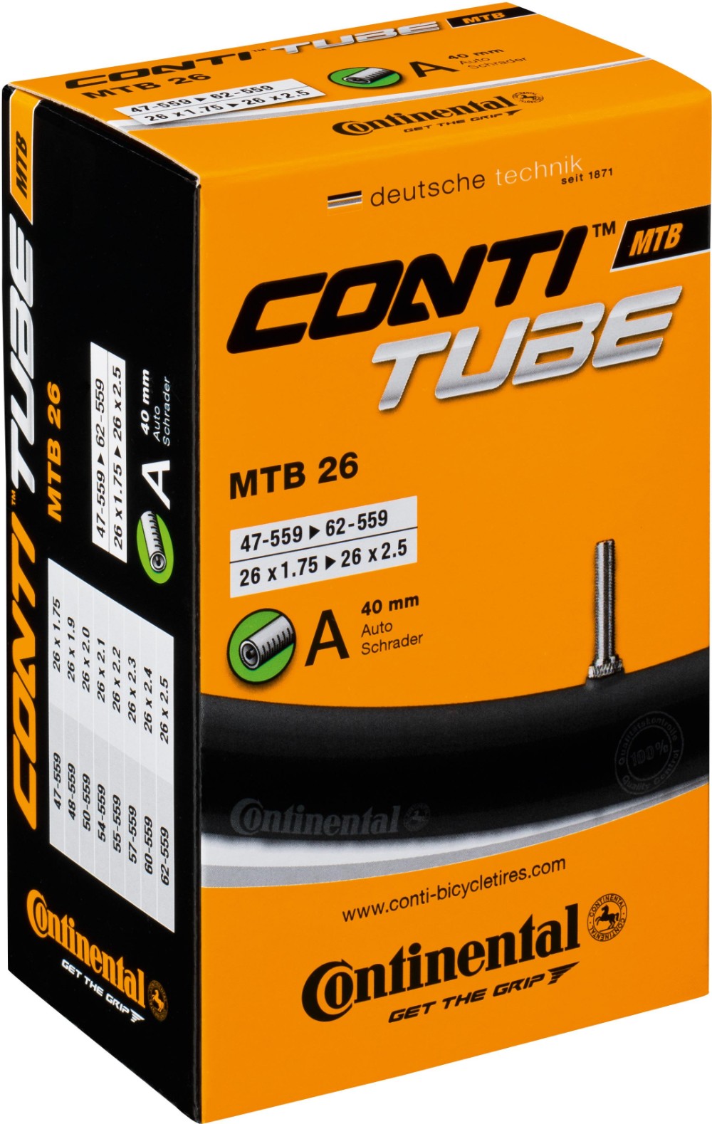 MTB 26 inch Inner Tube image 0