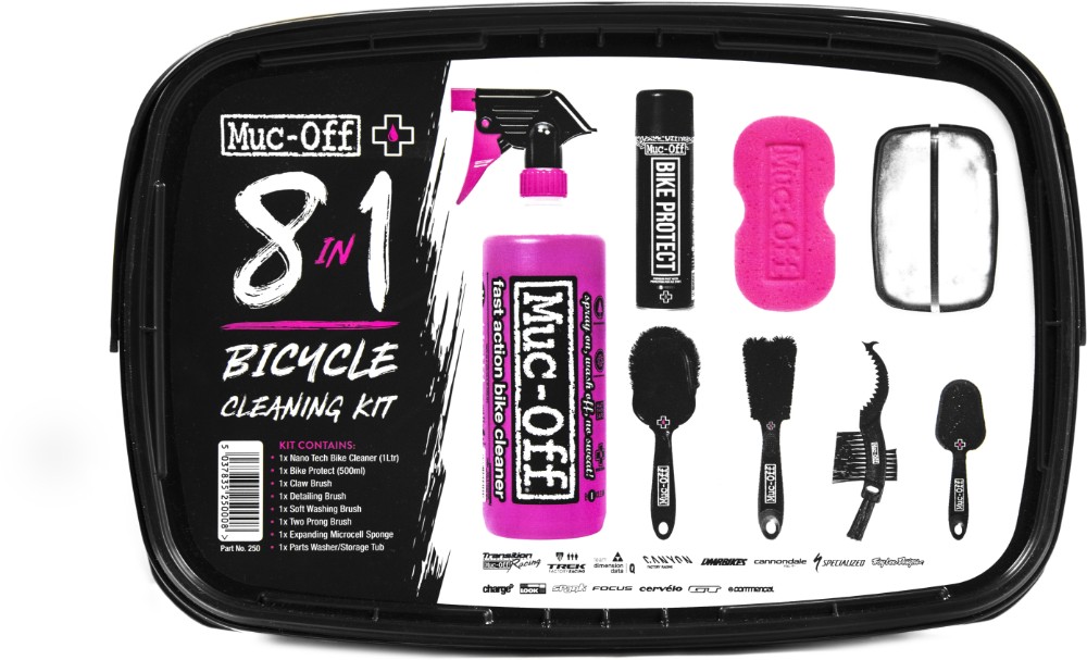 8 In 1 Bike Cleaning Kit image 0