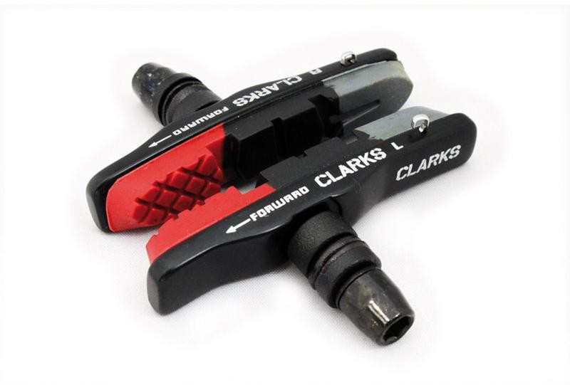 Clarks Elite MTB/Hybrid V-Brake Pads w/ Aluminium Holder & Triple Compound Insert Pads product image