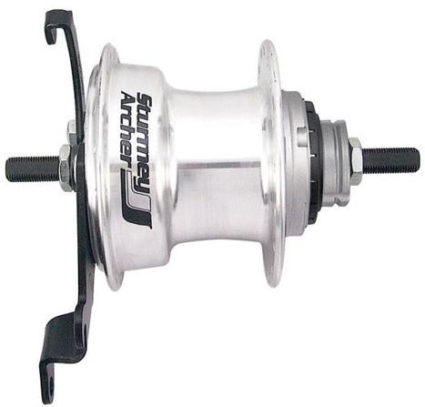 Sturmey Archer X-RD3 3 Speed Aluminium Hub 70mm Drum Brake product image