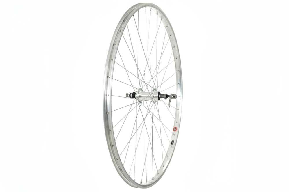 Tru-Build 700c Rear Wheel Alloy Rim and Hub Screw-On Freewheel Fittings QR product image