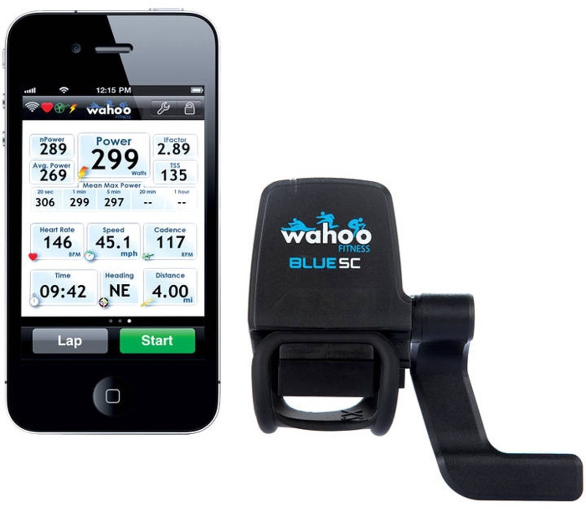 Wahoo Fitness Blue SC Speed/Cadence Sensor for iPhone 4S product image