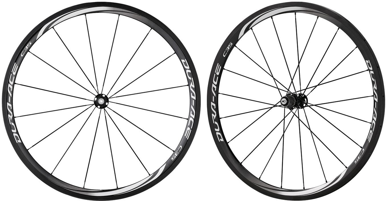 Shimano WH-9000 Dura-Ace C35-TU Carbon Tubular 35mm Road Wheelset product image