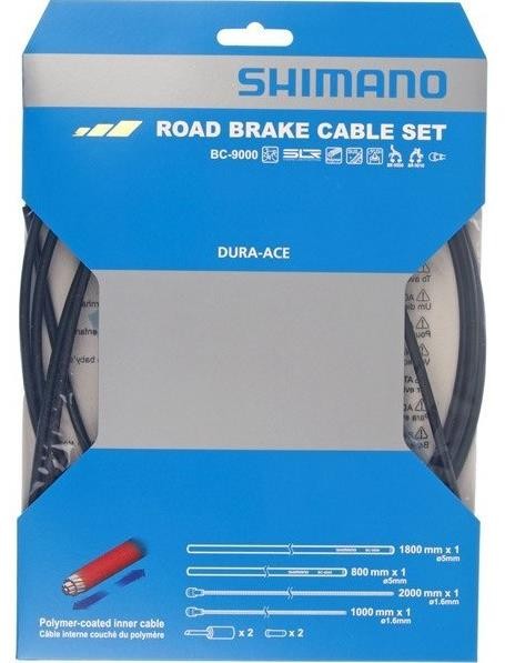 Shimano Dura-Ace Road Brake Cable Set, Polymer Coated Stainless Steel Inners product image