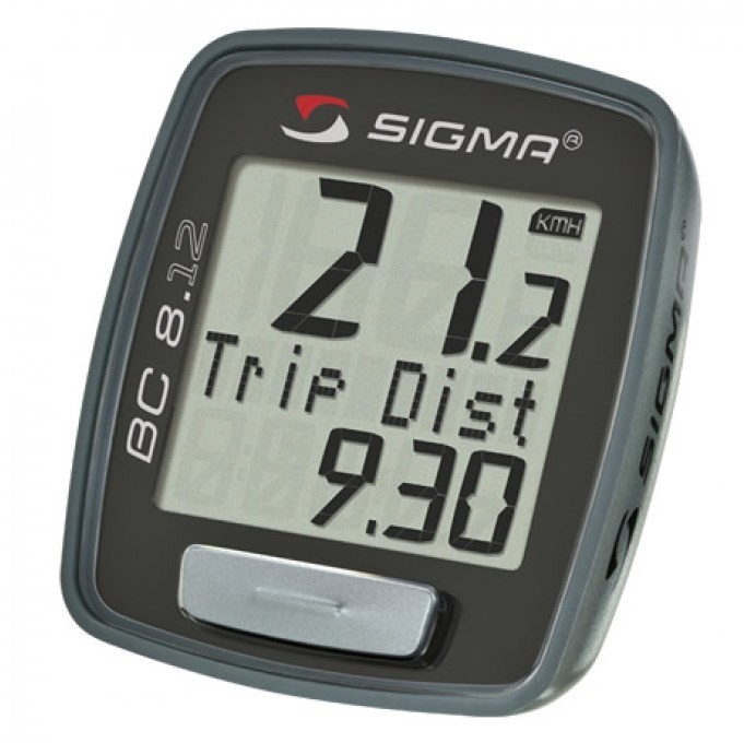 Sigma BC 8.12 8 Function Wired Cycle Computer product image