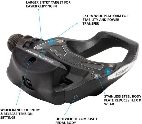 PDR550 SPD SL Road Pedals Resin Composite image 1