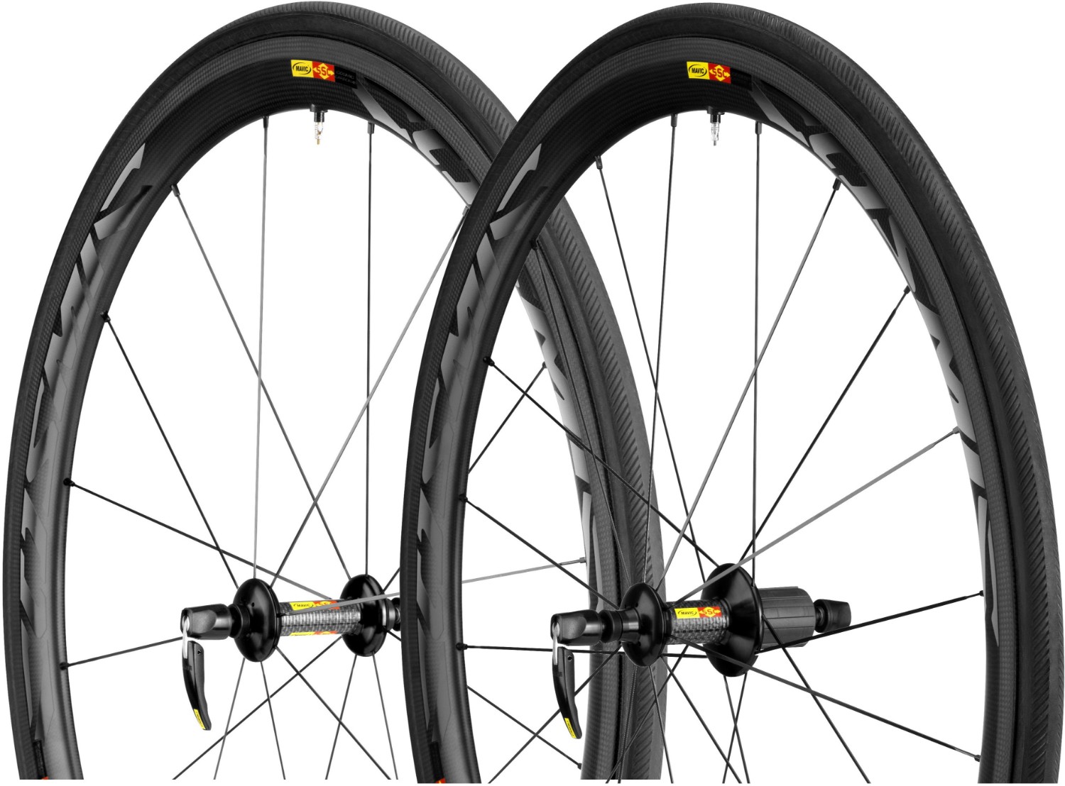 Mavic Cosmic Carbone 40 Tubular Road Wheelset With Wheel-Tyre System product image