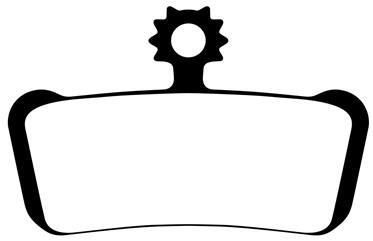 Ashima Avid XO Trail 4 Piston SM Disc Brake Pad product image