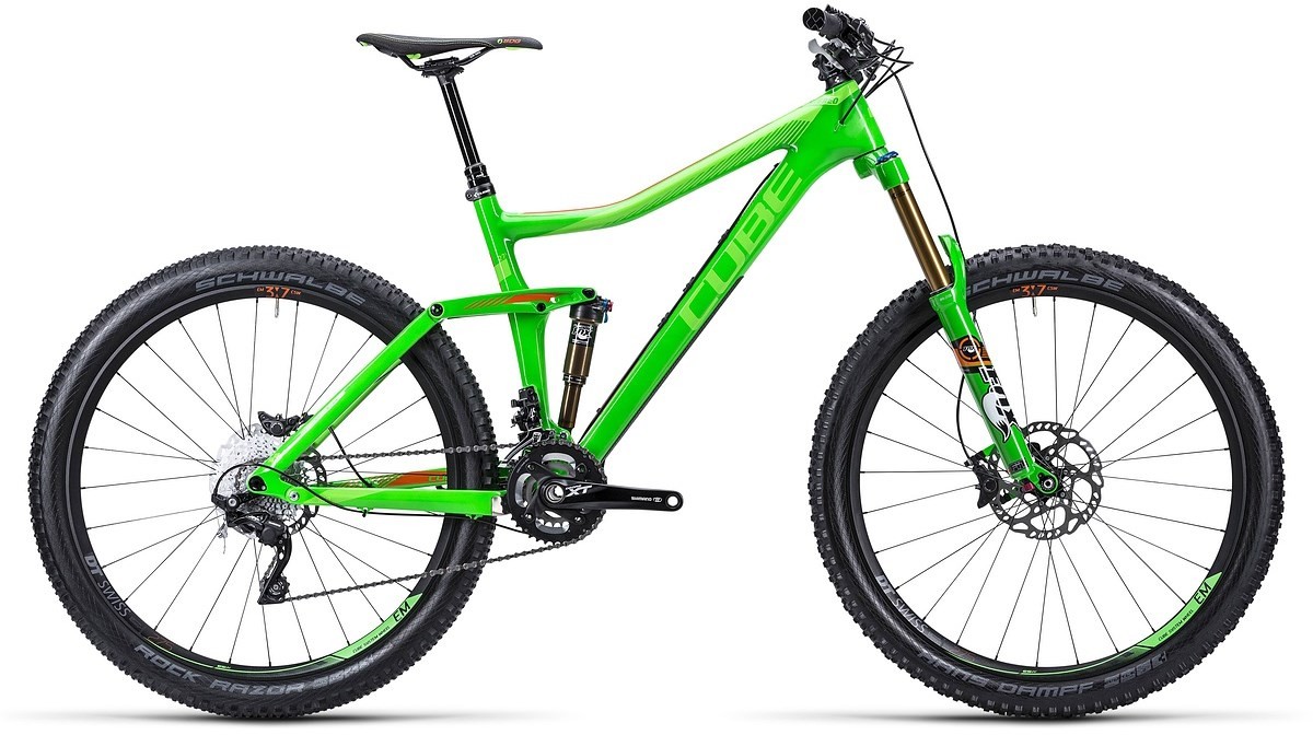 Cube Stereo 160 Super HPC SL 27.5 Mountain Bike 2015 - Full Suspension MTB product image