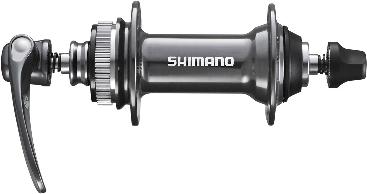 Shimano HB-CX75 Front Hub For Centre-Lock Disc, 28 Hole, Grey product image