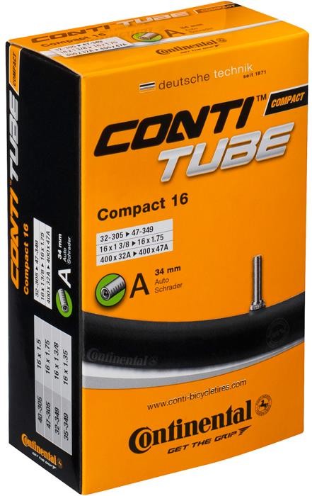 Continental Compact 10/11/12" (10/11/12 inch) Inner Tube - 34mm Schrader Valve 45 degree product image