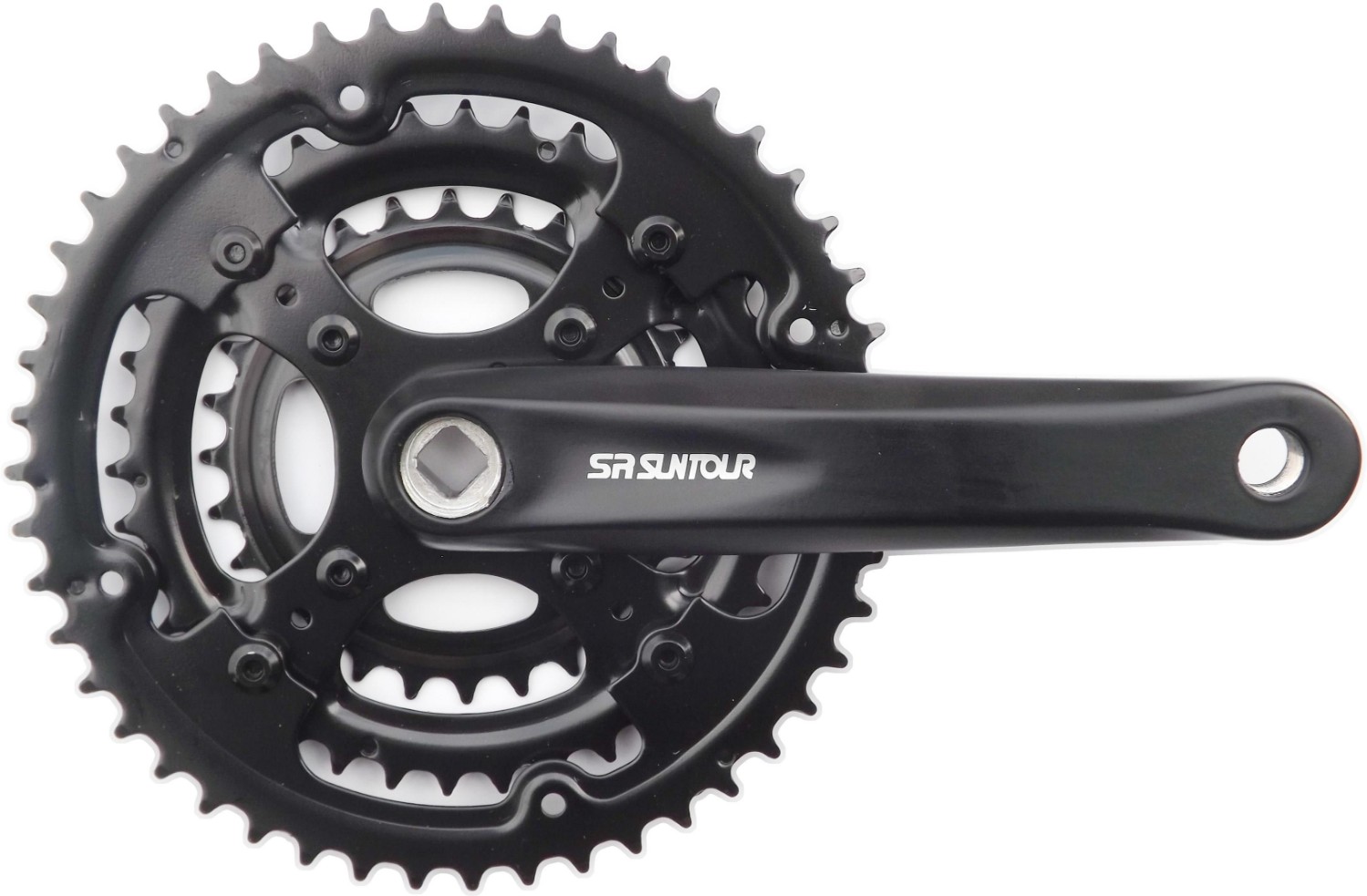 SR Suntour CW-XCC-T208-PB 28/38/48T Chainset product image