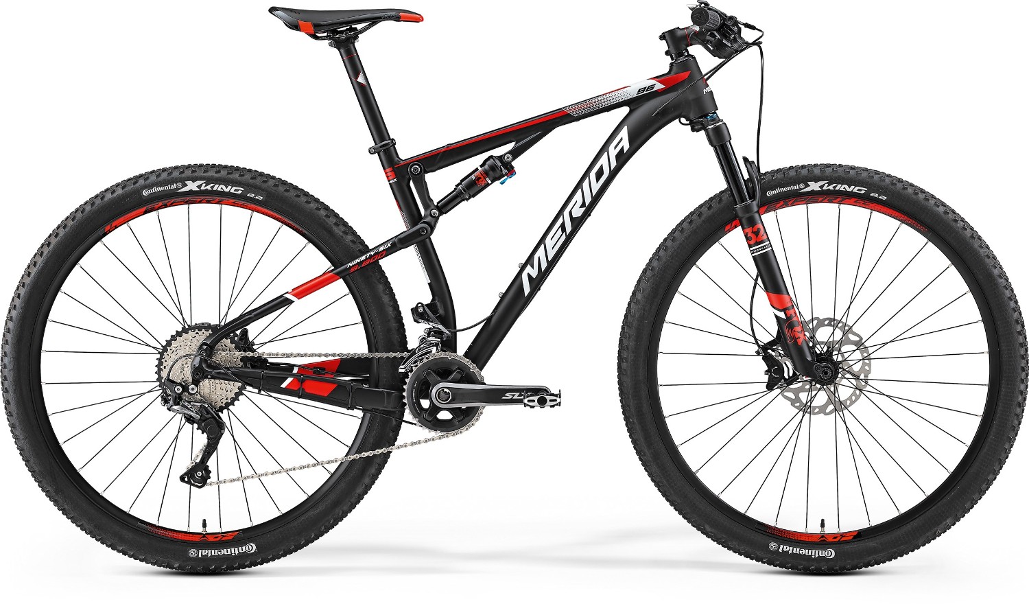Merida Ninety-Six 9.800 29er Mountain Bike 2017 - XC Full Suspension MTB product image