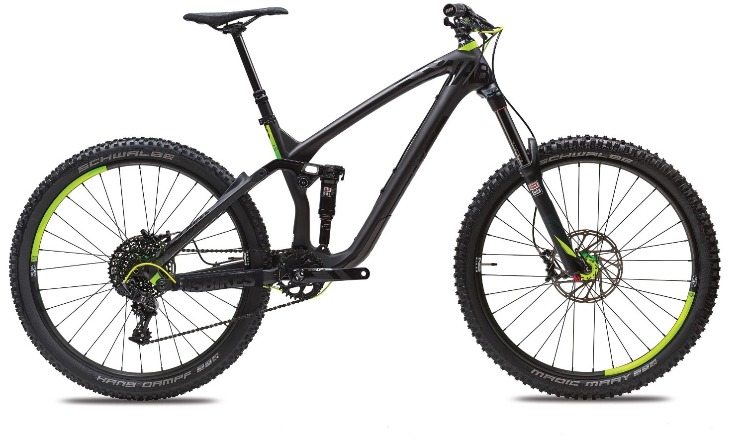 NS Bikes Snabb E2 Carbon Mountain Bike 2017 - Enduro Full Suspension MTB product image